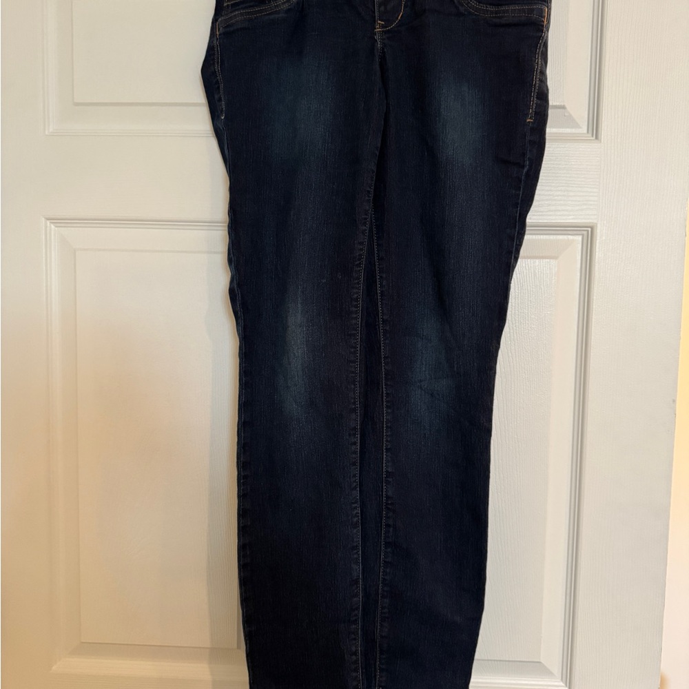 Old Navy Women's Dark Blue low panel maternity Jeans